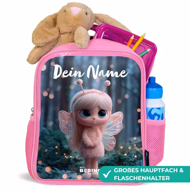 Fairy - Bos - Glitters Kinderrugzak - Roze middel -inhoud_DE