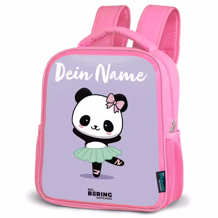 Kawai - Ballet - Panda Kinderrugzak - Roze middel -schuin