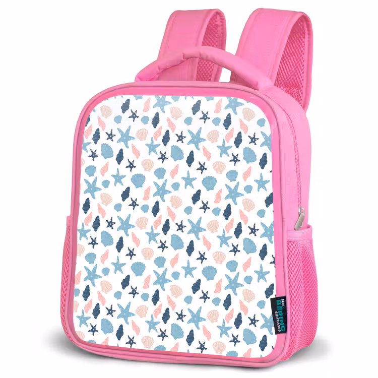 Klein - Oceaan - Rif - Multi Kinderrugzak - Roze middel 863 -schuin
