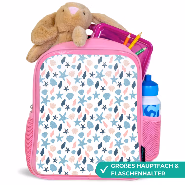 Klein - Oceaan - Rif - Multi Kinderrugzak - Roze middel 863 -inhoud_DE