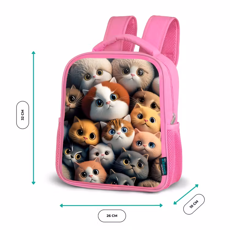 Oranje Katjes Kinderrugzak - Roze middel -productfoto_formaten