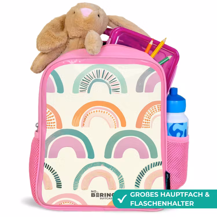Regenbogen Kinderrugzak - Roze middel -inhoud_DE