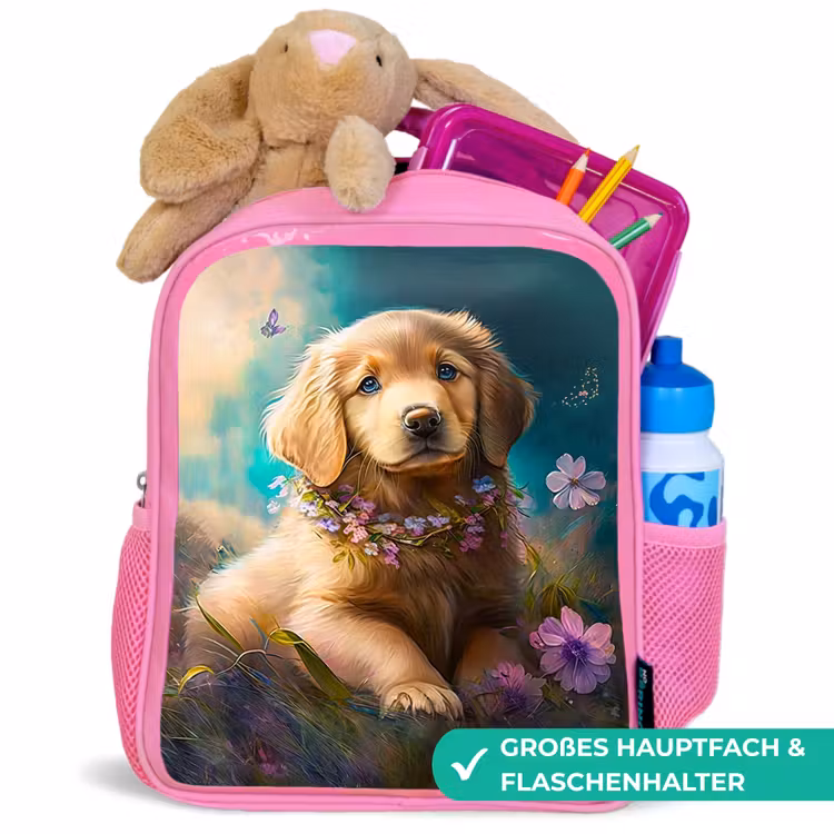 Sammy Snuit Kinderrugzak - Roze middel -inhoud_DE