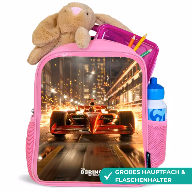 Rapid red Kinderrugzak - Roze middel -inhoud_DE