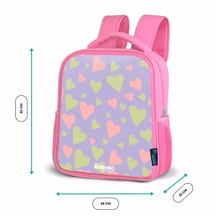 Lovely lila Kinderrugzak - Roze middel -productfoto_formaten