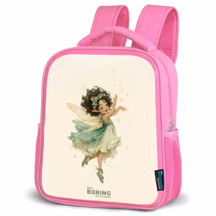 Dansende bosfee Kinderrugzak - Roze middel -schuin