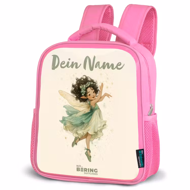 Dansende bosfee Kinderrugzak - Roze middel -schuin