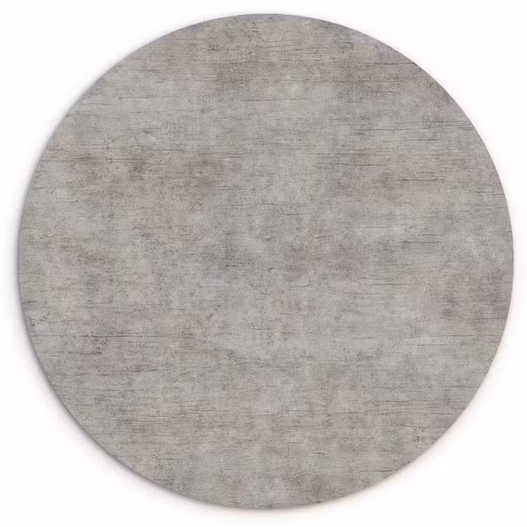 Beton - Oud - Grijs - Patronen Wandcirkel kunststof plaat 5mm dik klein 188 -3d