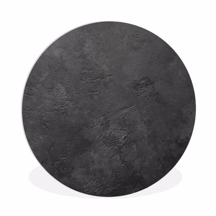 Beton - Structuur - Industrieel Wandcirkel kunststof plaat 5mm dik klein -3d