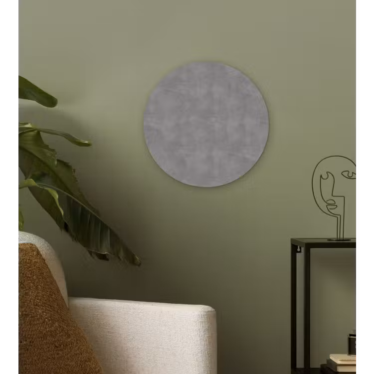 Beton - Structuur - Patroon Wandcirkel kunststof plaat 5mm dik klein 188 -sfeer3