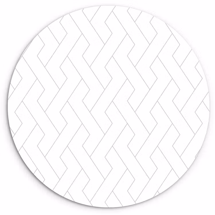 Grafisch - Patroon - Modern Wandcirkel kunststof plaat 5mm dik klein 188 -3d
