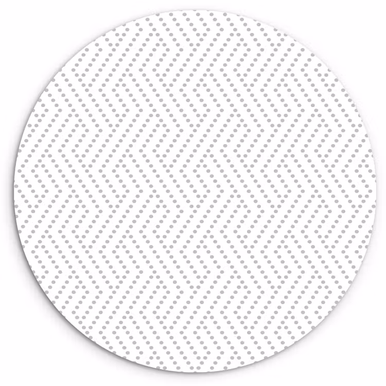 Grafisch - Patroon - Modern - Stippen Wandcirkel kunststof plaat 5mm dik klein 188 -3d