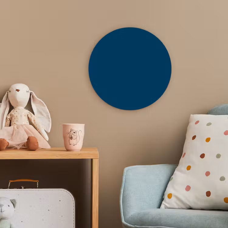 Indigo - Palet - Kleuren Wandcirkel kunststof plaat 5mm dik klein 188 -tsfeer1_kind