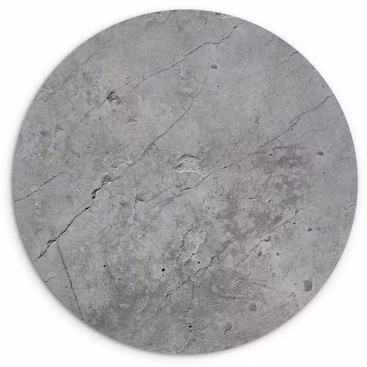 Patronen - Beton - Oud Wandcirkel kunststof plaat 5mm dik klein 188 -3d