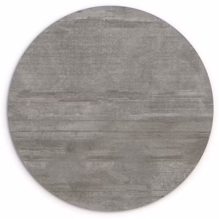 Patroon - Beton - Grijs Wandcirkel kunststof plaat 5mm dik klein 188 -3d