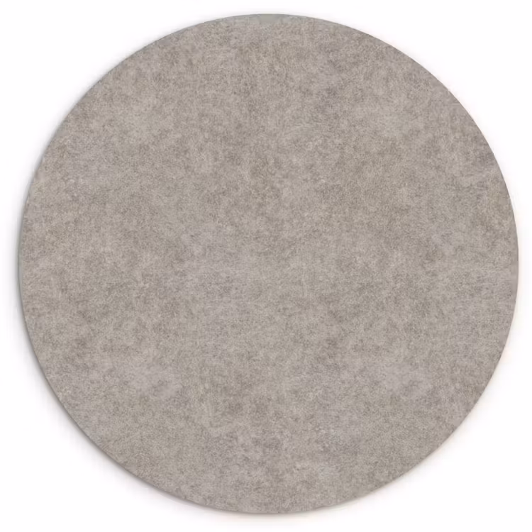 Patroon - Beton - Grijs Wandcirkel kunststof plaat 5mm dik klein 188 -3d