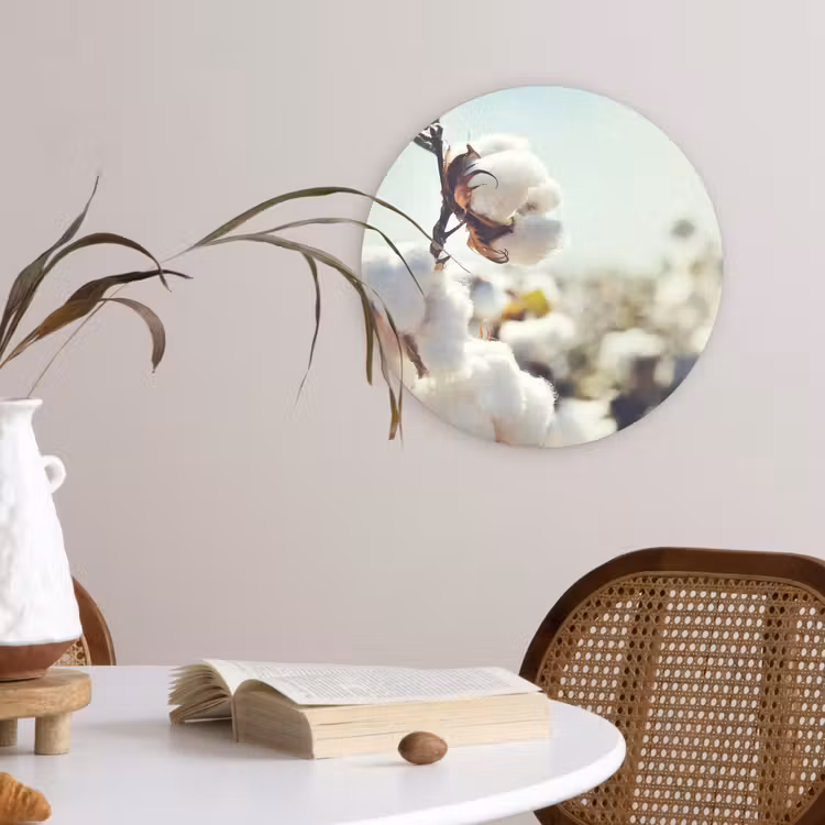 Planten - Bloem - Tak - Natuur Wandcirkel kunststof plaat 5mm dik klein -sfeer4