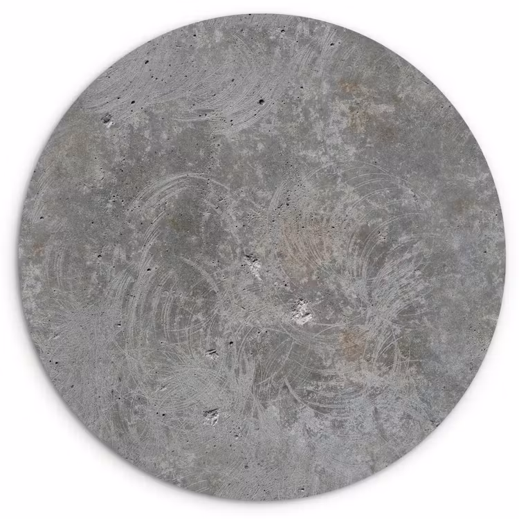 Stenen - Beton - Patronen Wandcirkel kunststof plaat 5mm dik klein 188 -3d