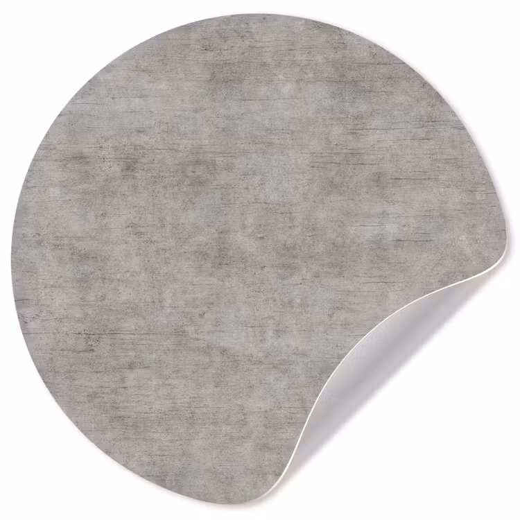 Beton - Oud - Grijs - Patronen Wandcirkel behangsticker klein 186 -3d