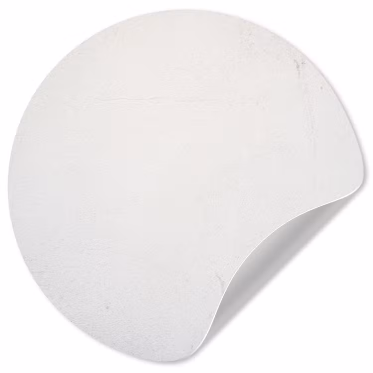 Beton - Wit - Modern Wandcirkel behangsticker klein -3d