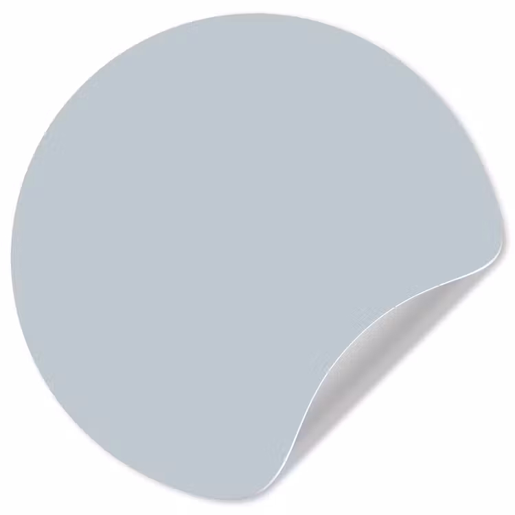 Blue - Bay - Blauw Wandcirkel behangsticker klein 186 -3d