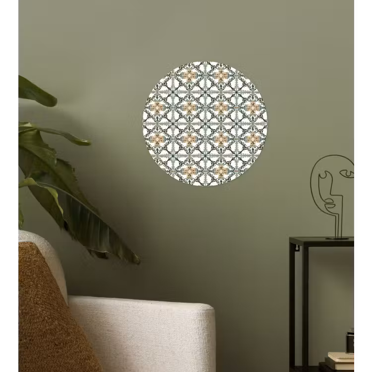 Floraal - Verweerd - Keurrijk Wandcirkel behangsticker klein 186 -sfeer2