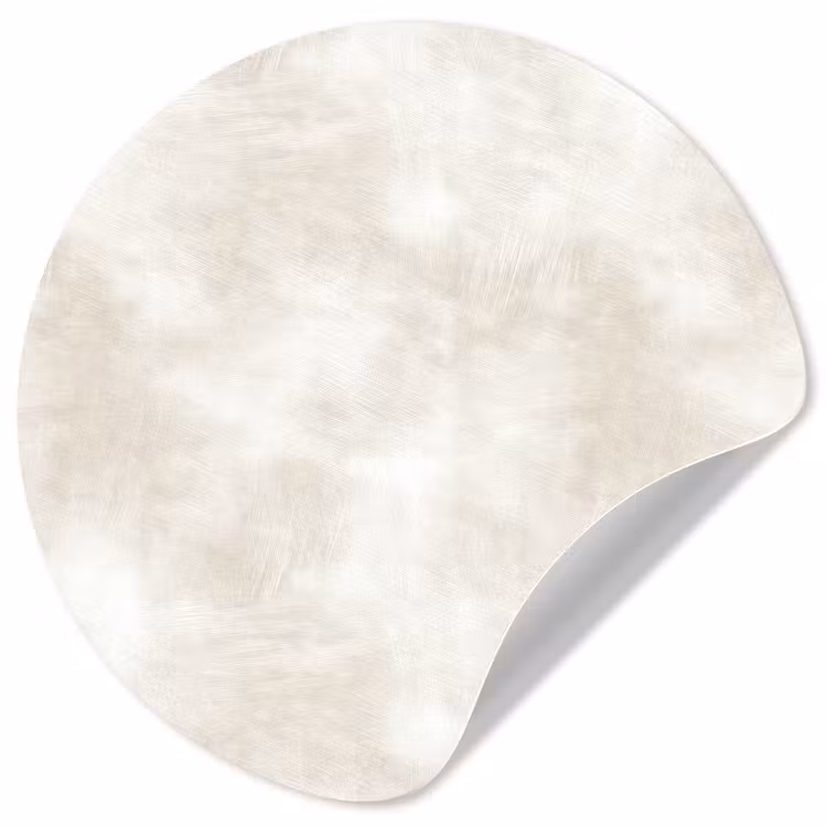 Subtiel - Structuur - Beige Wandcirkel behangsticker klein 186 -3d