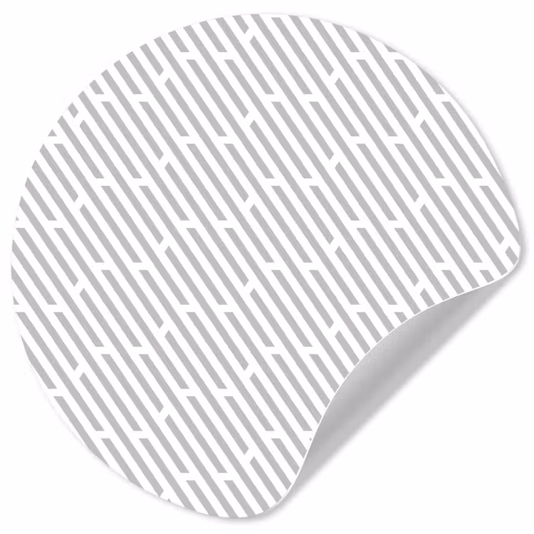 Grafisch - Patroon - Modern Wandcirkel behangsticker klein 186 -3d
