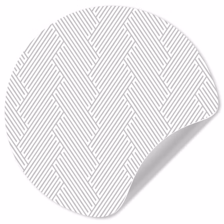 Grafisch - Patroon - Modern Wandcirkel behangsticker klein 186 -3d