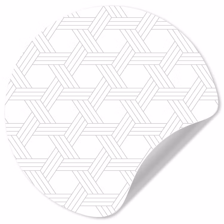 Grafisch - Patroon - Modern - Driedubbel Wandcirkel behangsticker klein 186 -3d