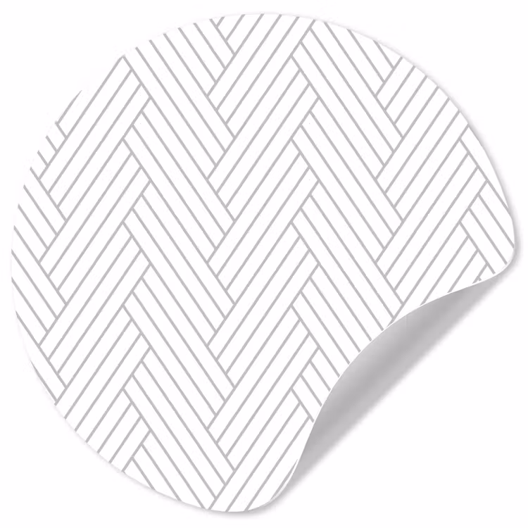 Grafisch - Patroon - Modern - Geweven Wandcirkel behangsticker klein 186 -3d