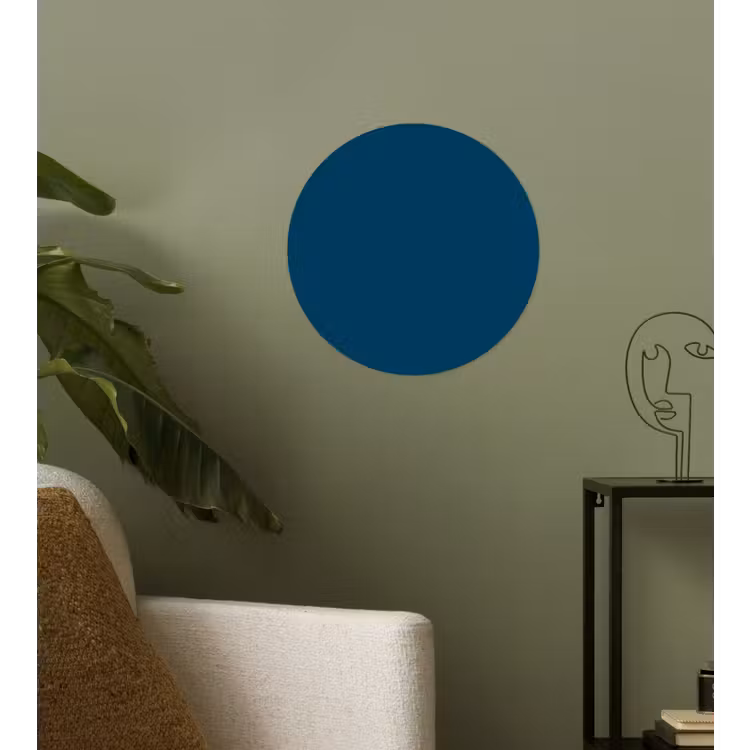 Indigo - Palet - Kleuren Wandcirkel behangsticker klein 186 -sfeer2
