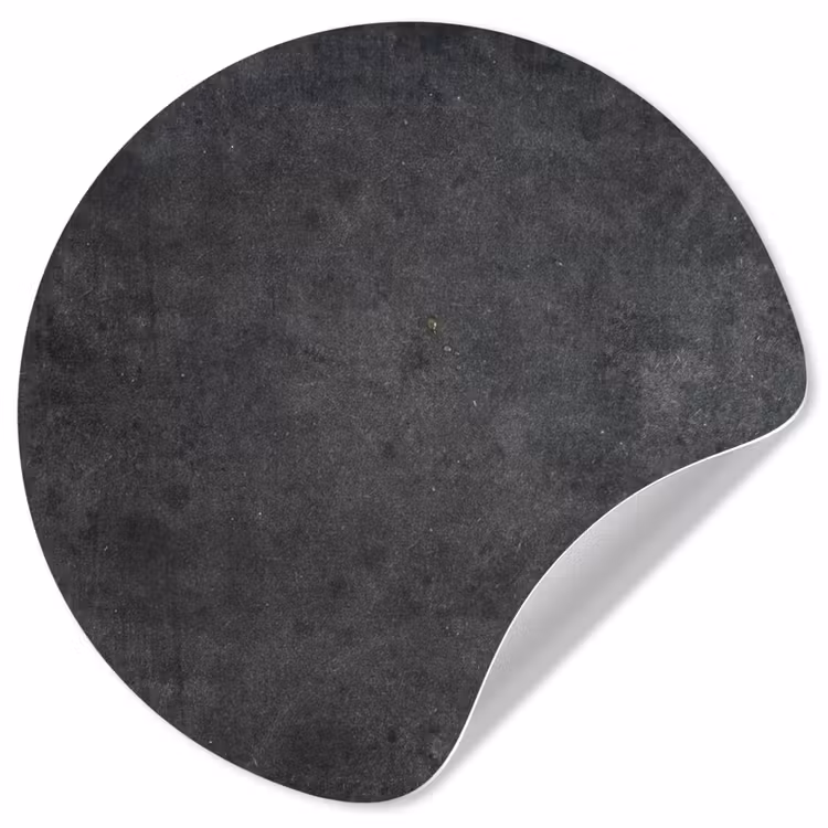 Industrieel - Leisteen - Grijs - Structuur - Beton Wandcirkel behangsticker klein -3d