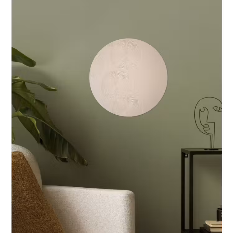 Japandi - Beige - Modern Wandcirkel behangsticker klein -sfeer2
