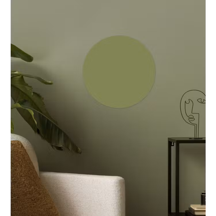 Herbal - Matcha - Groen Wandcirkel behangsticker klein 186 -sfeer2