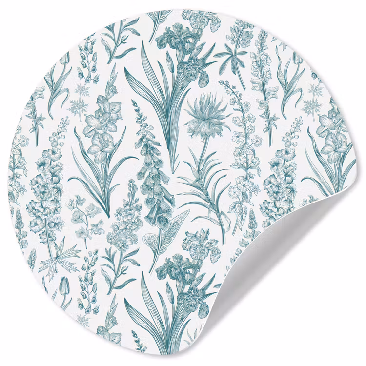 Lovely - Garden - Emerald Wandcirkel behangsticker klein 186 -3d