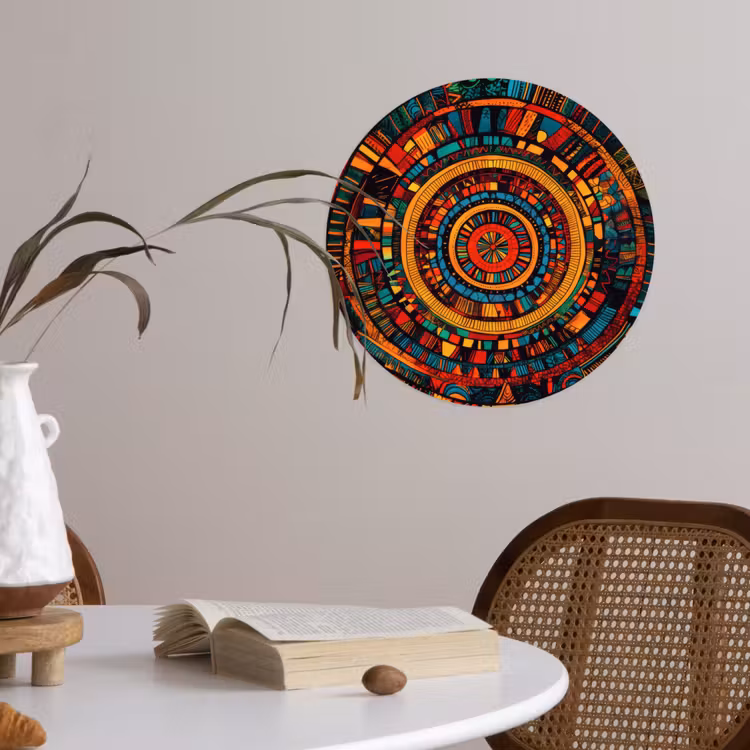 Mandala - Cirkels - Patronen Wandcirkel behangsticker klein -sfeer3