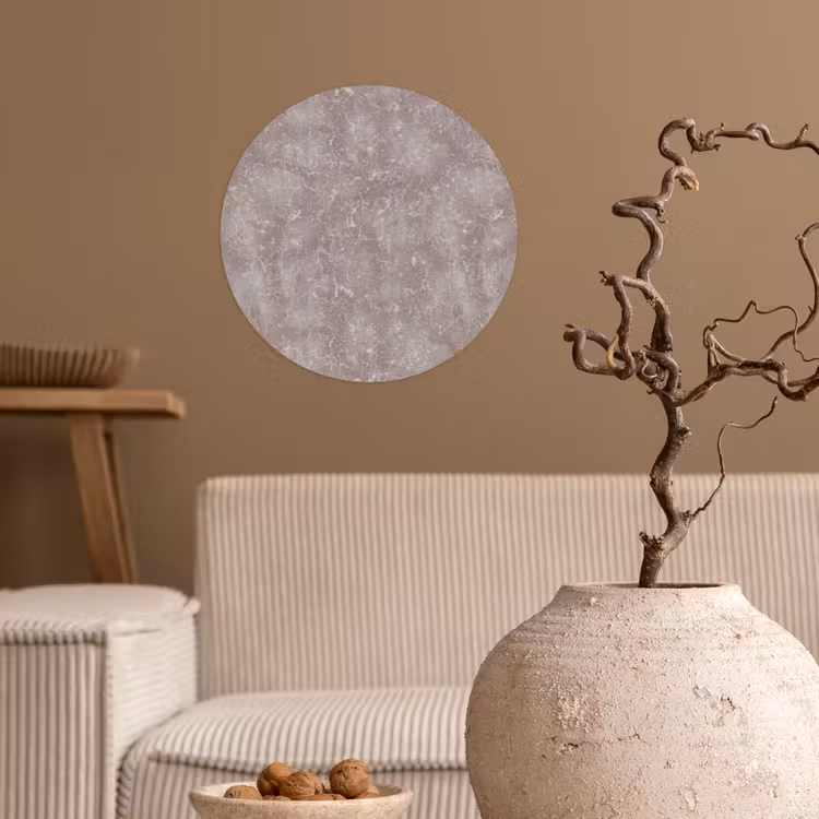 Marmer - Patroon - Mauve Wandcirkel behangsticker klein 186 -sfeer1