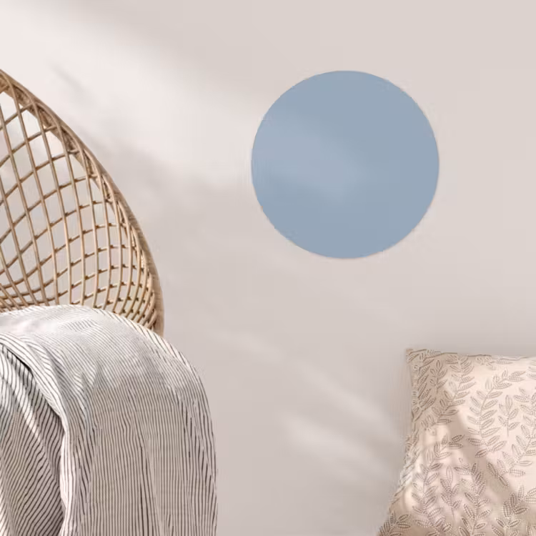 Mellow - Breeze - Blauw Wandcirkel behangsticker klein 186 -sfeer4