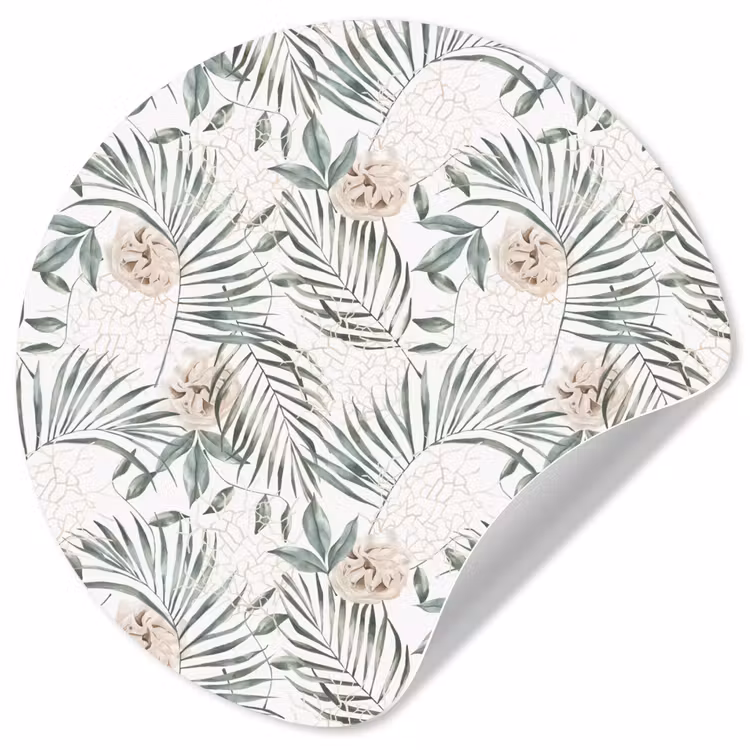 Monstera - Palmblad - Jungle - Tropisch Wandcirkel behangsticker klein -3d