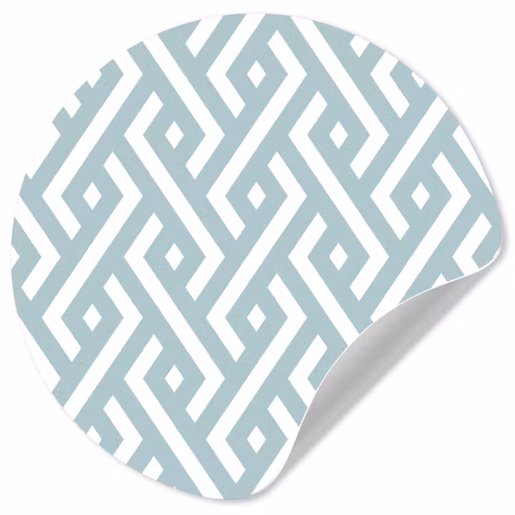 Patronen - Abstract - Geometrie Wandcirkel behangsticker klein 186 -3d