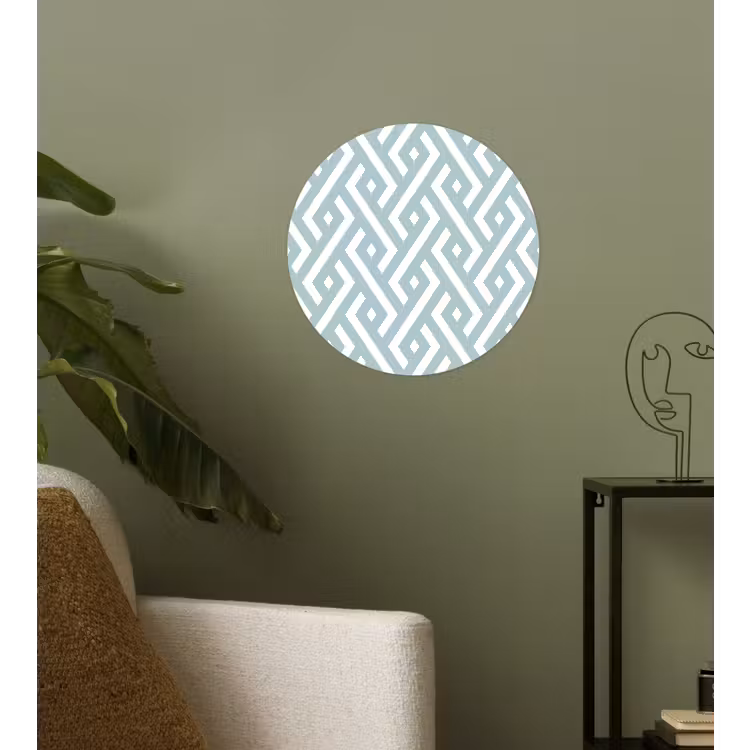 Patronen - Abstract - Geometrie Wandcirkel behangsticker klein 186 -sfeer2