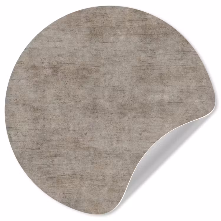 Retro - Beton - Patroon Wandcirkel behangsticker klein 186 -3d