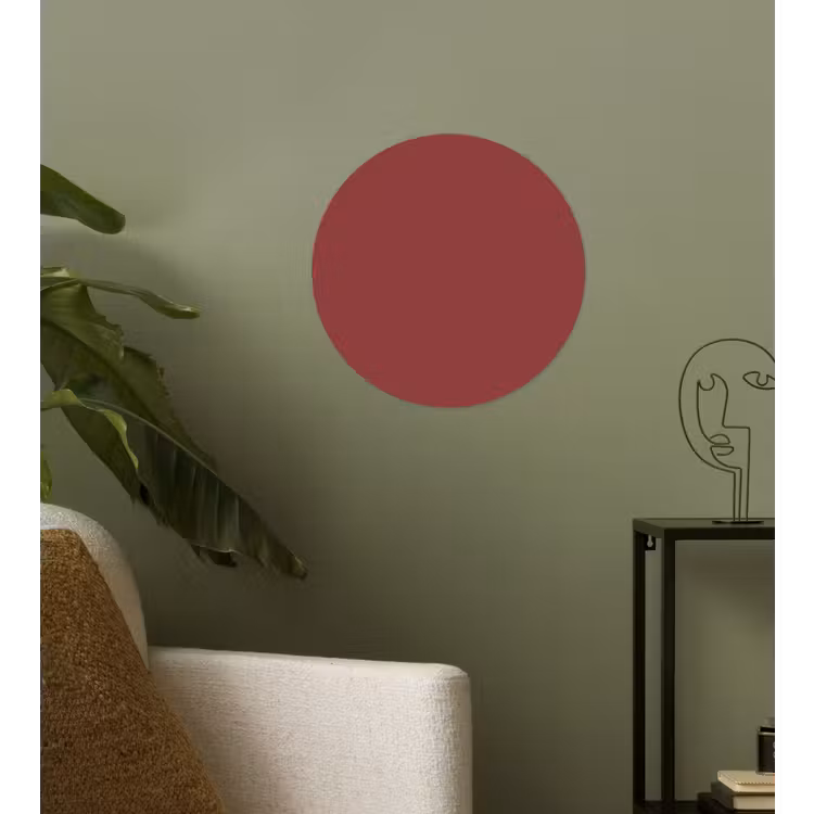 Barn - Antique - Rood Wandcirkel behangsticker klein 186 -sfeer2