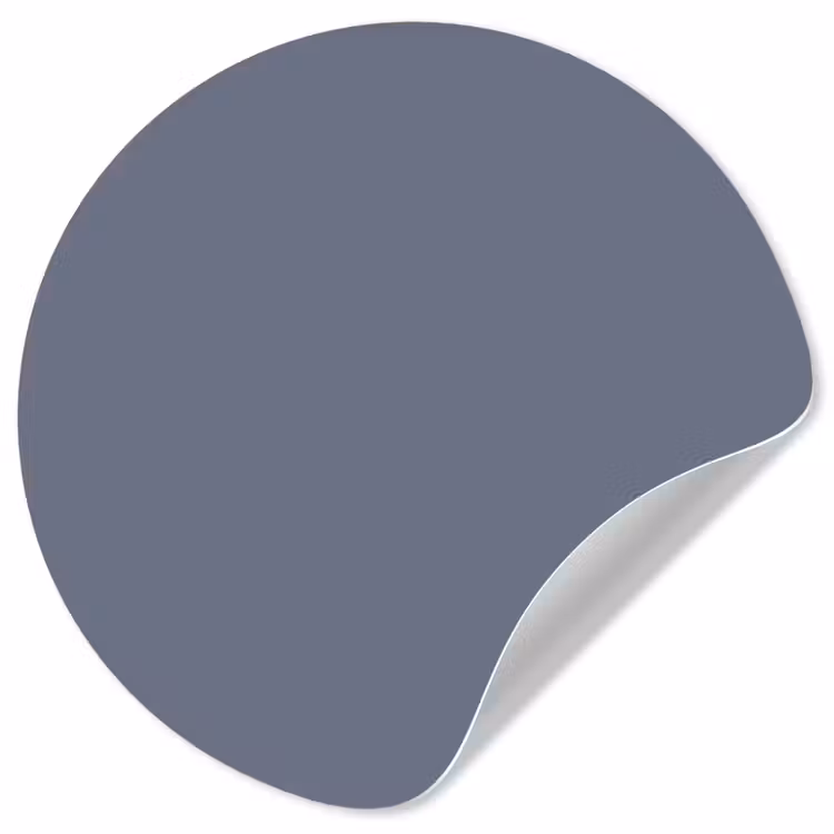 Slate - Whisper - Blauw Wandcirkel behangsticker klein 186 -3d