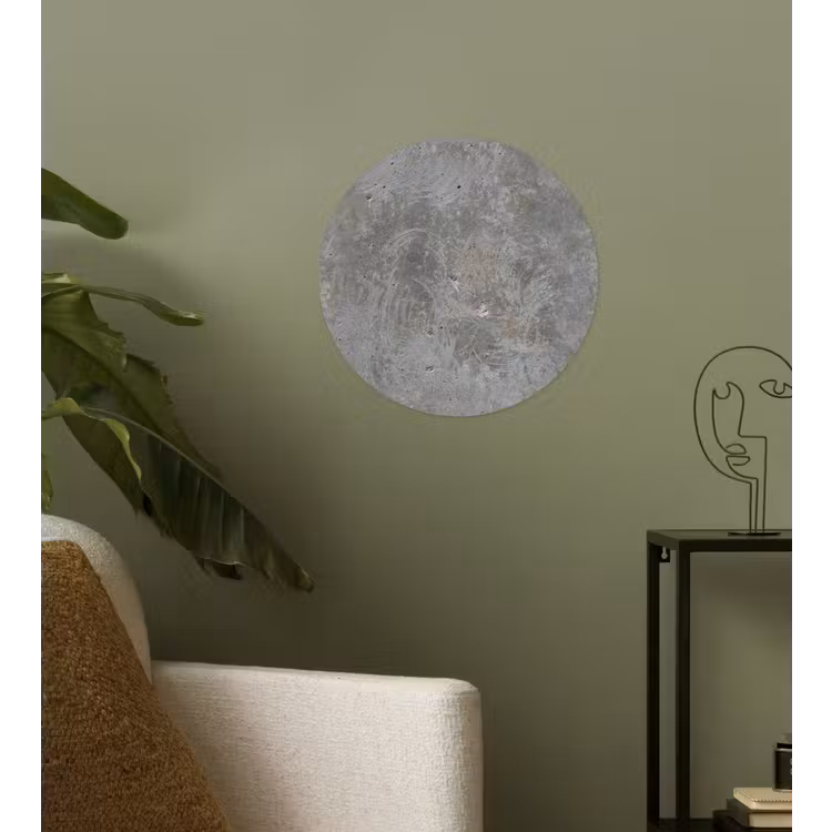 Stenen - Beton - Patronen Wandcirkel behangsticker klein 186 -sfeer2