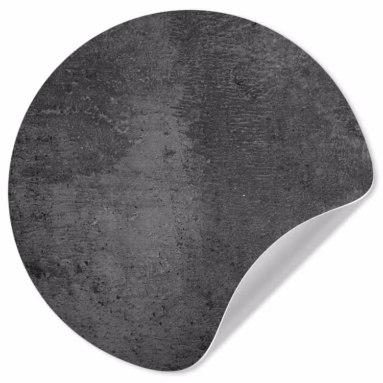 Structuur - Beton - Grijs - Industrieel - Rustiek Wandcirkel behangsticker klein -3d
