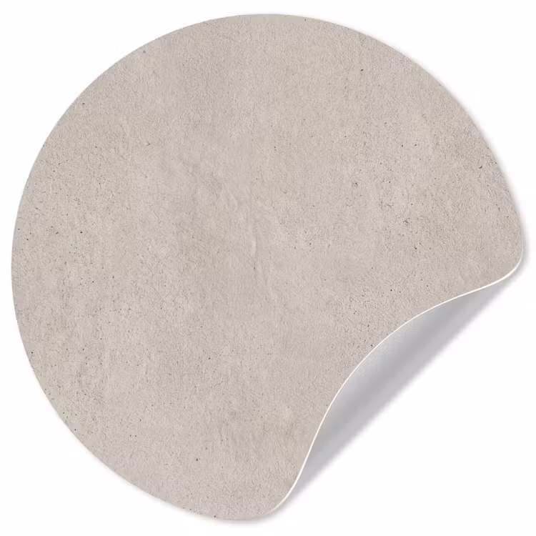 Textuur - Effen - Abstract - Beige Wandcirkel behangsticker klein -3d