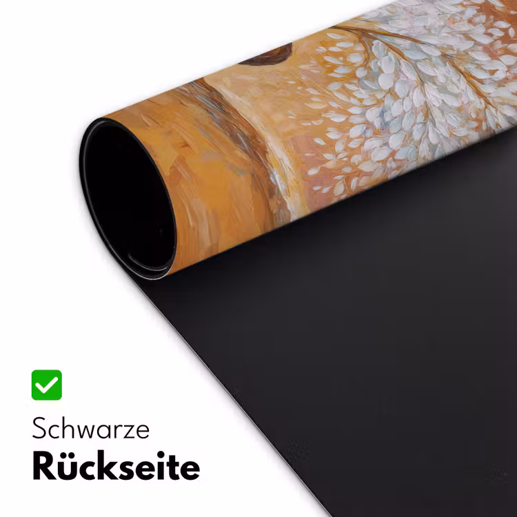 Abstract - Boom - Wit - Bladeren Muismat XXL klein -ysfeer2_duits