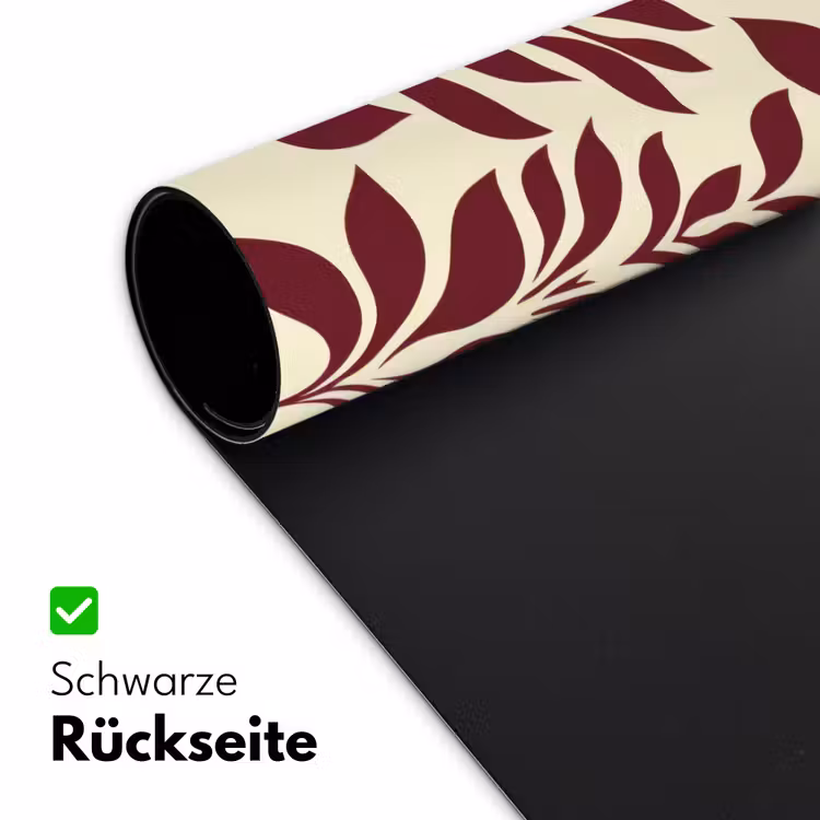 Abstract - Bladeren - Burgundy Muismat XXL klein 681 -ysfeer2_duits